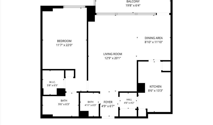 5500 HOLMES RUN Pkwy 512, Alexandria, VA 22304 - 1 Beds, 2 Bath