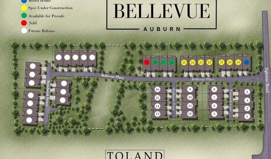 2225 BELLEVUE Pl, Auburn, AL 36830 - 3 Beds, 3 Bath