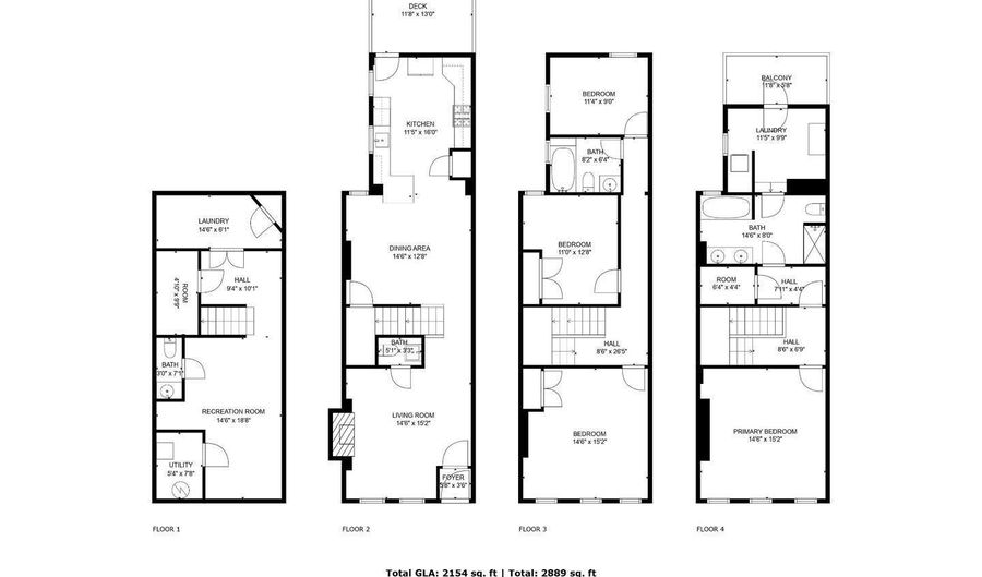 1223 VALLEY St, Baltimore, MD 21202 - 4 Beds, 4 Bath
