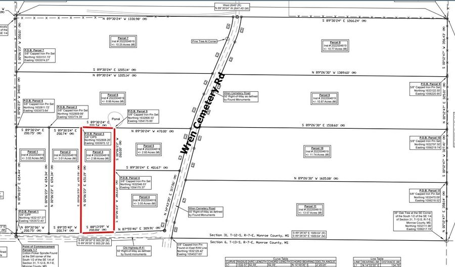 Wren Cemetery Road lot 3, Aberdeen, MS 39730 - 0 Beds, 0 Bath