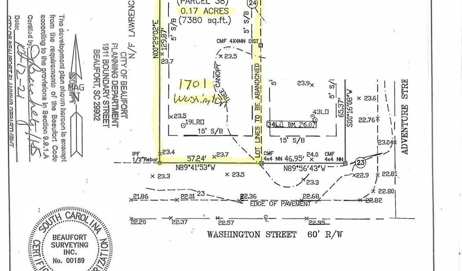 Washington Street, Beaufort, SC 29902 - 0 Beds, 0 Bath