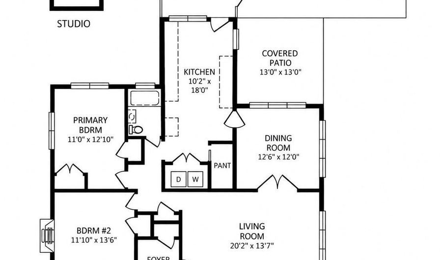 1900 Thomas Ave, Charlotte, NC 28205 - 3 Beds, 1 Bath