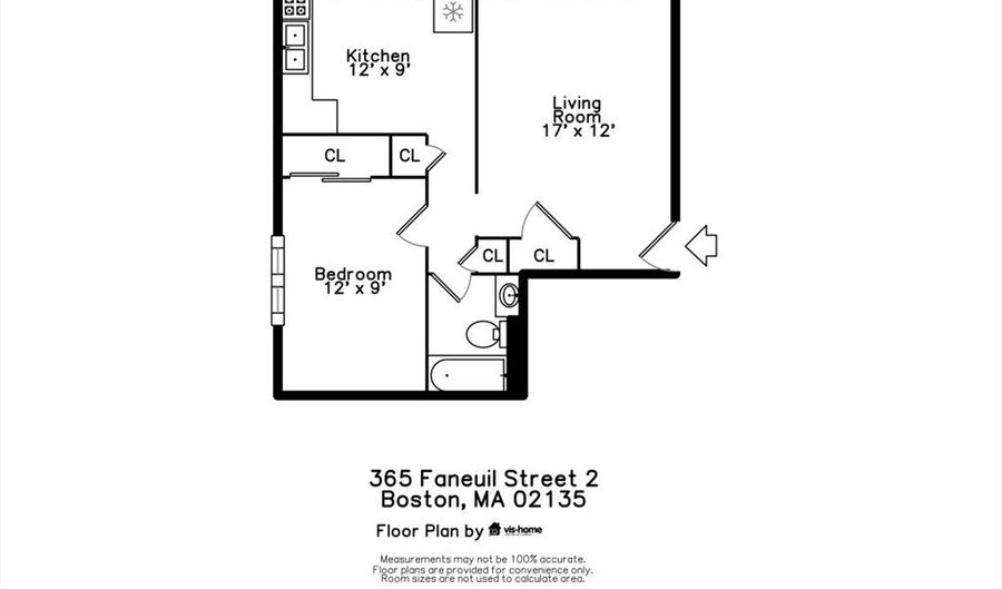 365 Faneuil St 2, Boston, MA 02135 - 1 Beds, 1 Bath