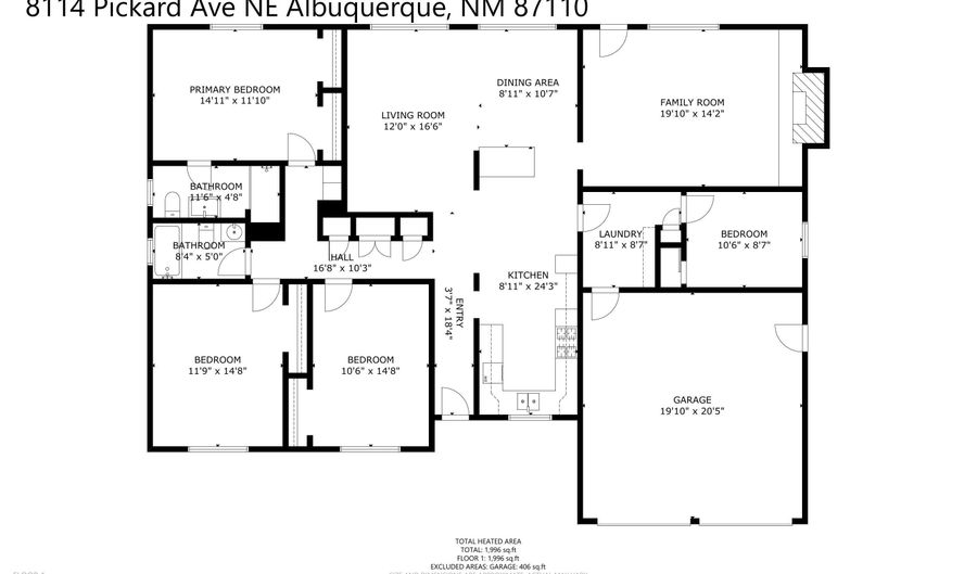 8114 Pickard Ave NE, Albuquerque, NM 87110 - 3 Beds, 3 Bath