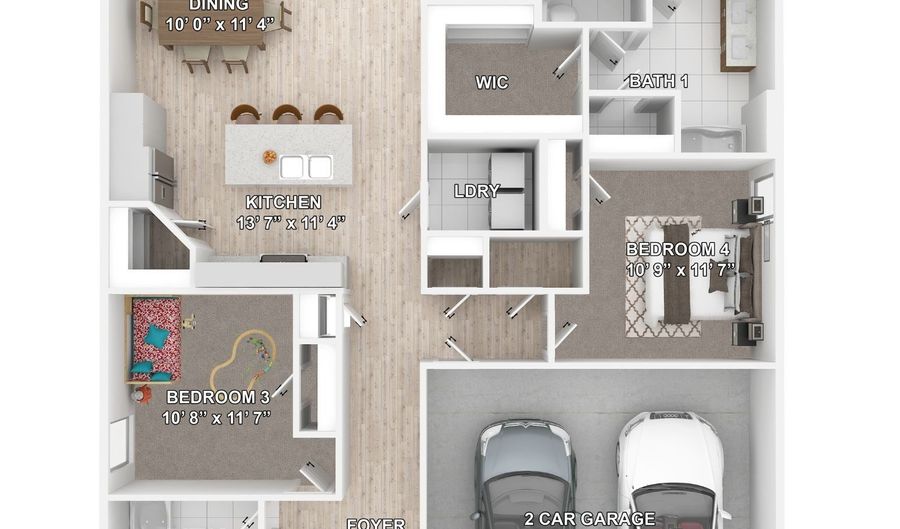 5441 GALLANTRY Ct, Baker, LA 70811 - 4 Beds, 2 Bath