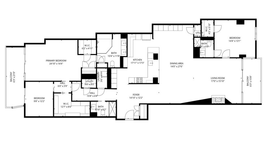 1300 CRYSTAL Dr 606S, Arlington, VA 22202 - 3 Beds, 3 Bath