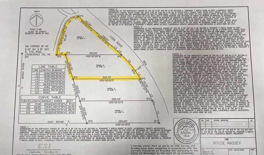 Cook Road, Bailey, MS 39320 - 0 Beds, 0 Bath