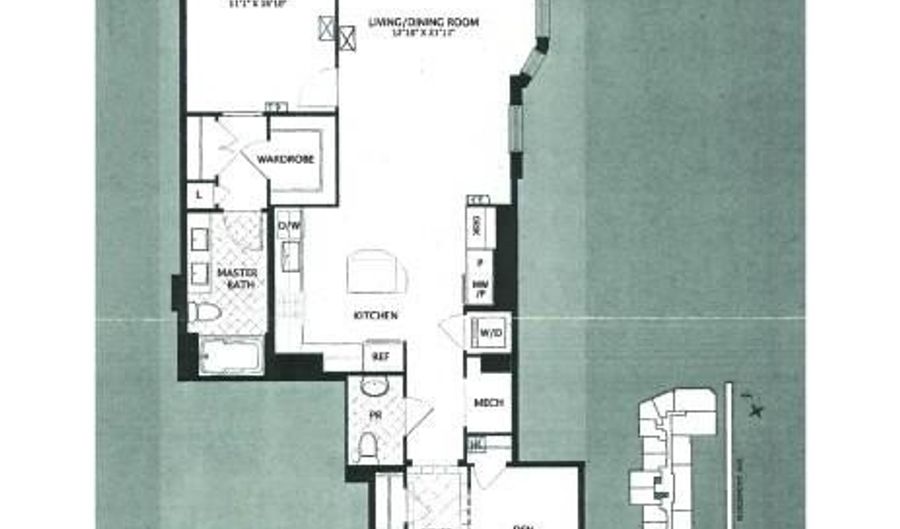 7710 WOODMONT Ave 204, Bethesda, MD 20814 - 1 Beds, 2 Bath