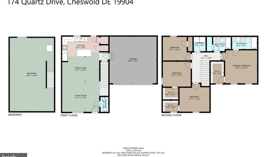 174 QUARTZ Dr, Dover, DE 19904 - 4 Beds, 3 Bath