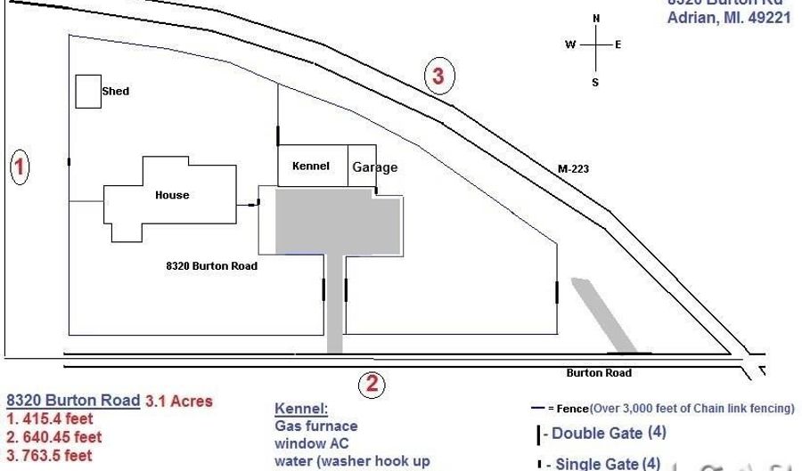 8320 W US-223, Adrian, MI 49221 - 4 Beds, 2 Bath