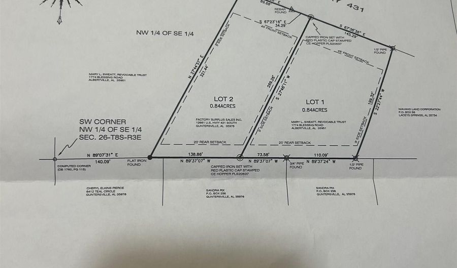 1 68 Acres US Highway 431, Albertville, AL 35976 - 0 Beds, 0 Bath