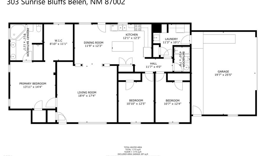 303 Sunrise Bluffs Dr, Belen, NM 87002 - 3 Beds, 2 Bath