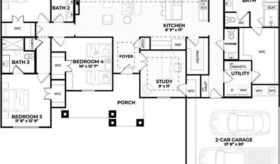 128 Fan Mill Trl, Weatherford, TX 76085 - 4 Beds, 4 Bath