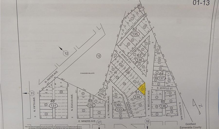 611 N Bellevue Ave, Goldfield, NV 89013 - 0 Beds, 0 Bath