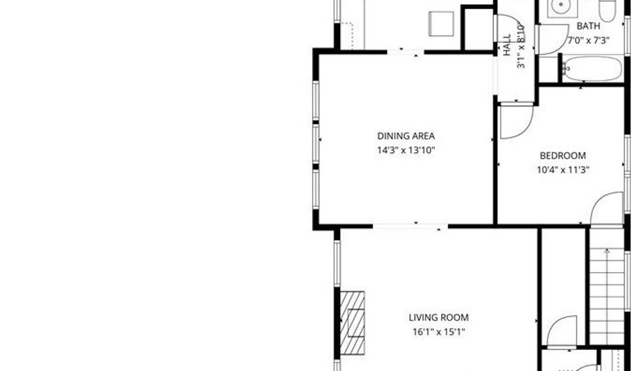 400 Cloverdale Ave Up, Akron, OH 44302 - 2 Beds, 1 Bath