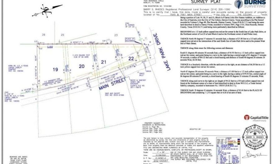 7545 Main St, The Colony, TX 75056 - 0 Beds, 0 Bath
