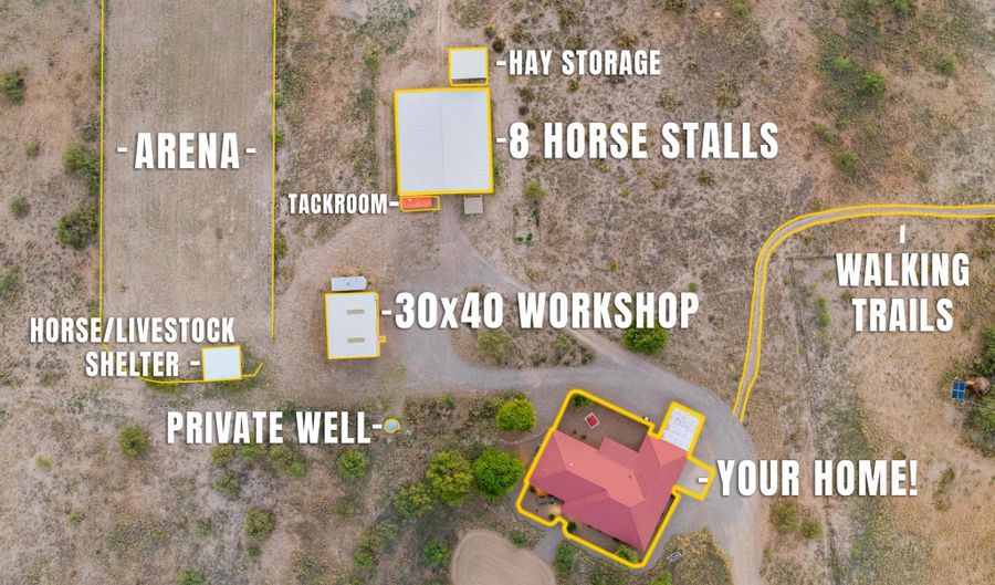 13850 S High Rise Rd, Benson, AZ 85602 - 4 Beds, 3 Bath