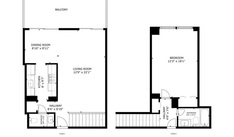301 N BEAUREGARD St N 303, Alexandria, VA 22312 - 1 Beds, 2 Bath
