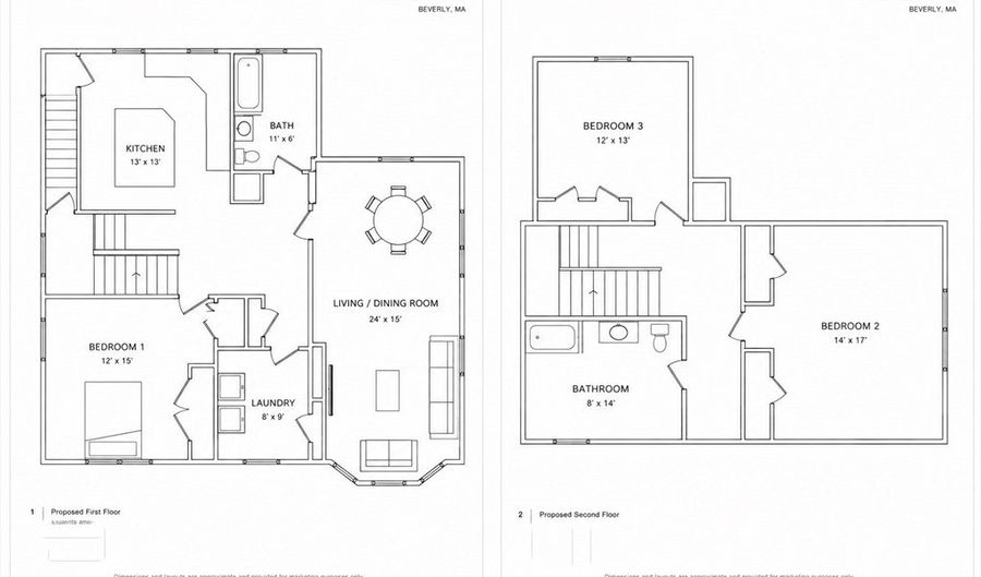 247 Hale St 2, Beverly, MA 01915 - 3 Beds, 2 Bath