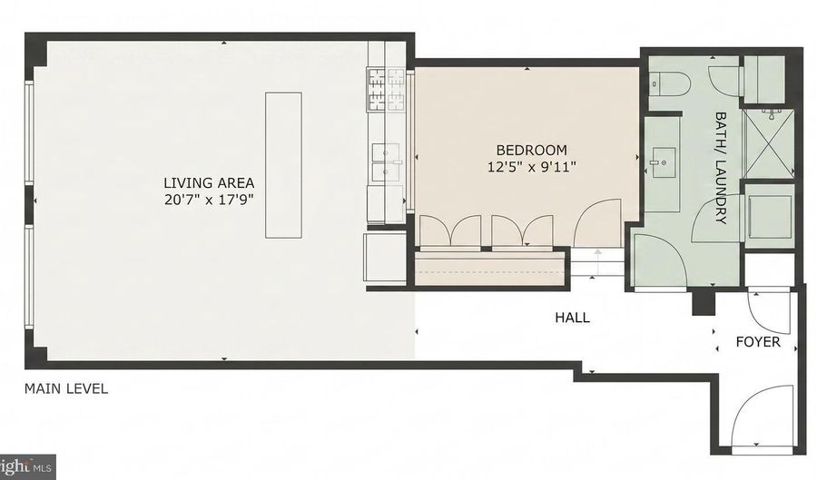 1600 CLARENDON Blvd W107, Arlington, VA 22209 - 1 Beds, 1 Bath