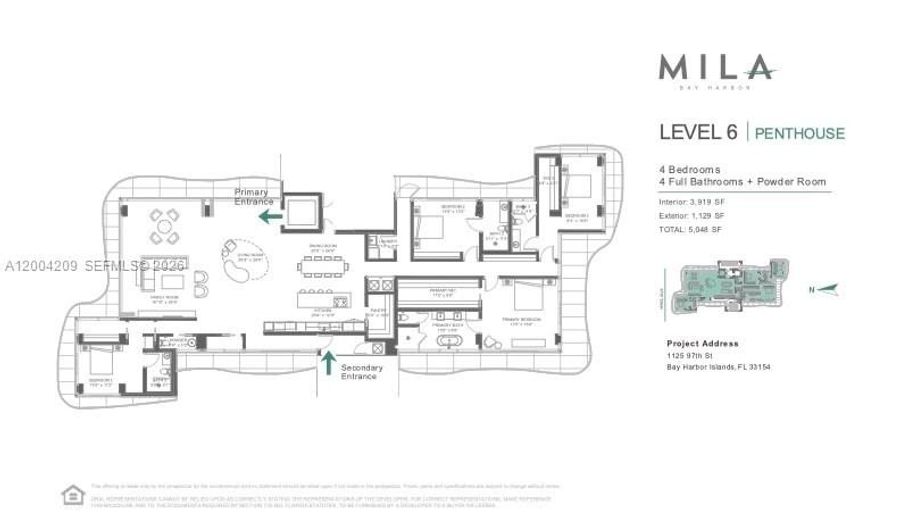 1125 97th St PH601, Bay Harbor Islands, FL 33154 - 4 Beds, 5 Bath