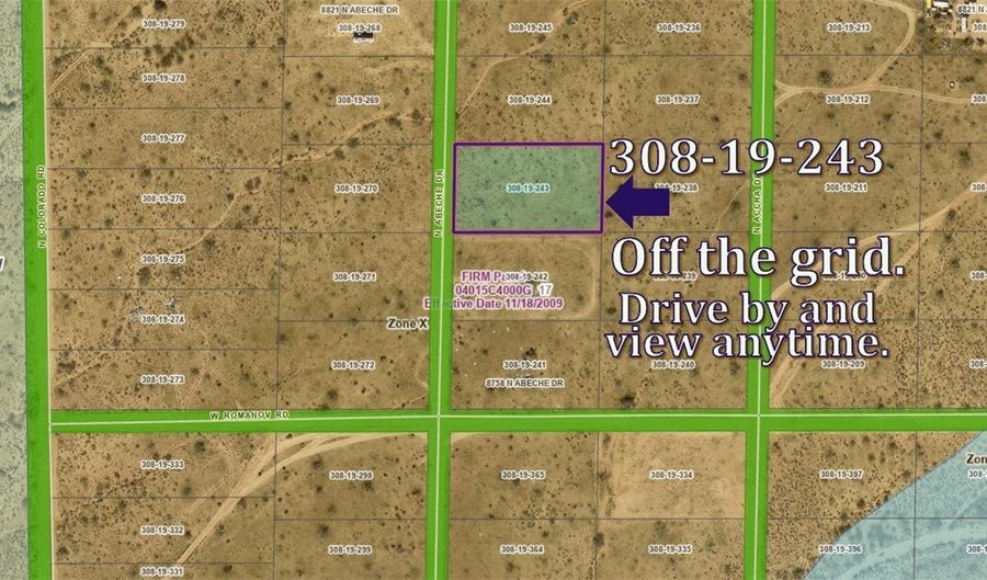 308-19 243 N Abeche Dr, Chloride, AZ 86431 - 0 Beds, 0 Bath