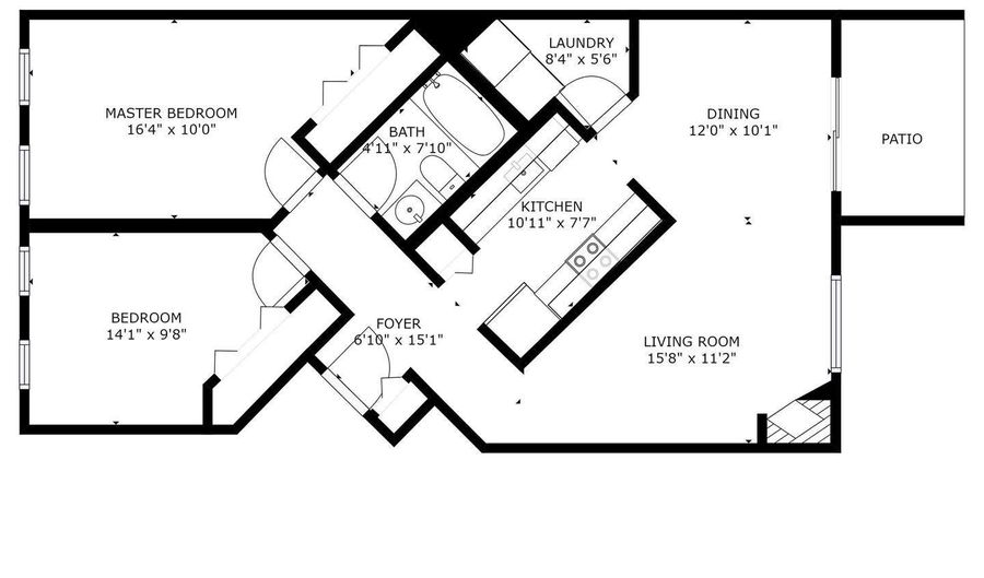 615 3RD St NE 3, Washington, DC 20002 - 2 Beds, 1 Bath