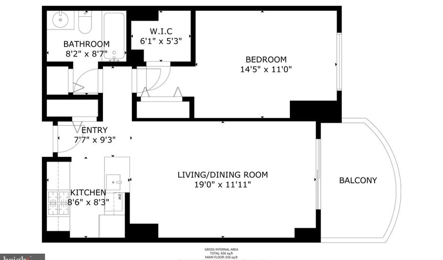 4801 FAIRMONT Ave 909, Bethesda, MD 20814 - 1 Beds, 1 Bath