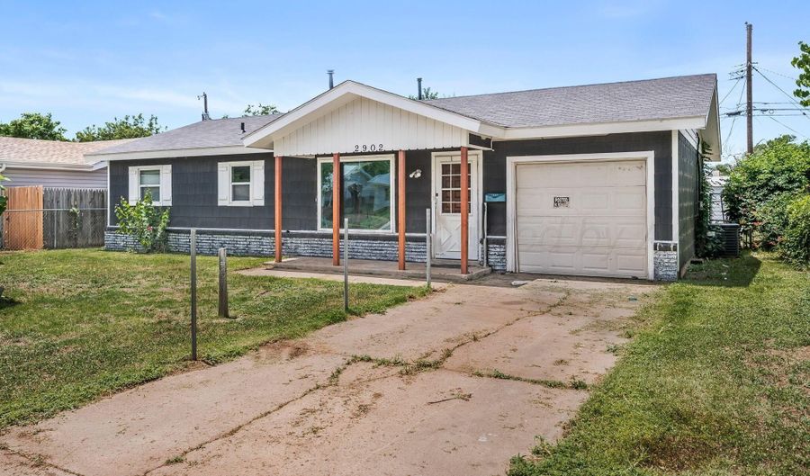 2902 PRYOR St, Amarillo, TX 79103 - 3 Beds, 1 Bath