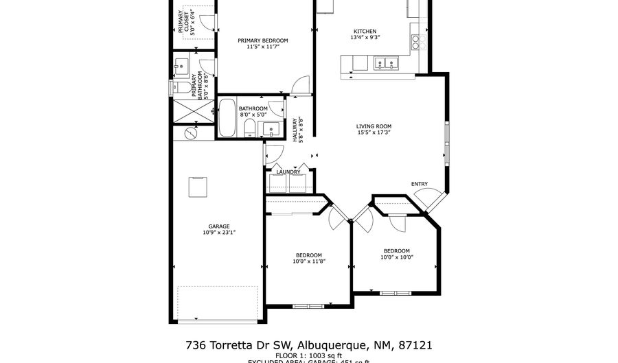 736 Torretta Dr SW, Albuquerque, NM 87121 - 3 Beds, 2 Bath