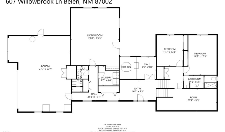 607 Willowbrook Ln, Belen, NM 87002 - 4 Beds, 4 Bath