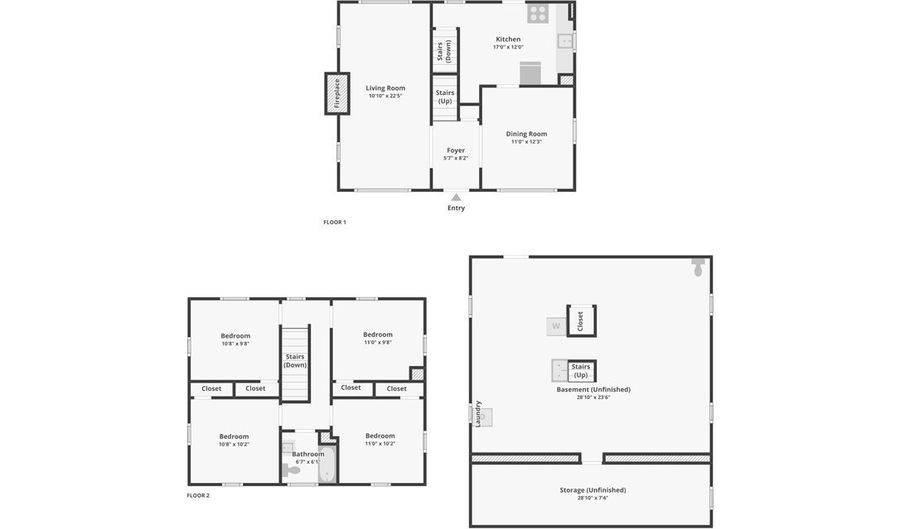 636 Polk Ave, Akron, OH 44314 - 4 Beds, 1 Bath