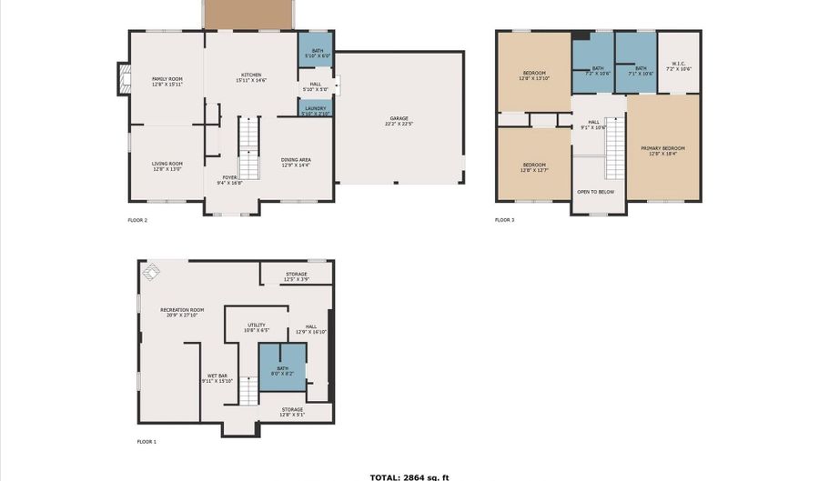 65 ANGELA Ln, York, PA 17402 - 3 Beds, 4 Bath