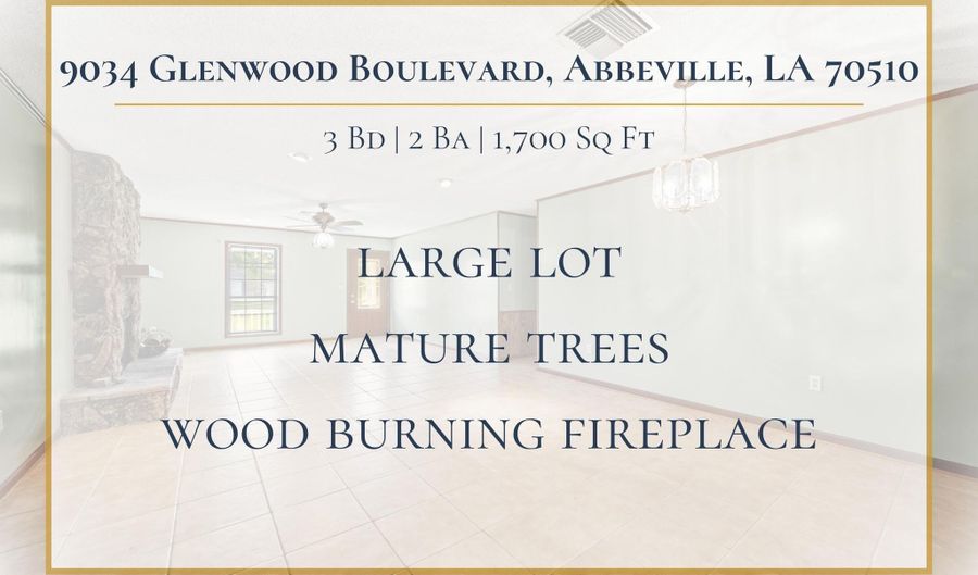 9034 Glenwood Blvd, Abbeville, LA 70510 - 3 Beds, 2 Bath