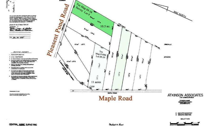 Pleasent Pond Road lot 9, Atkinson, ME 04426 - 0 Beds, 0 Bath