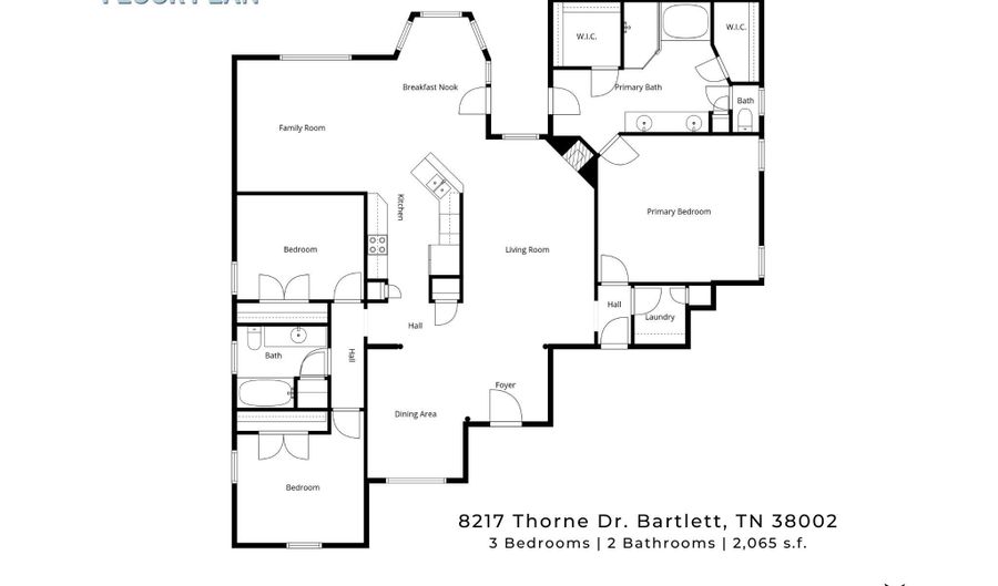 8217 THORNE Dr, Bartlett, TN 38002 - 3 Beds, 2 Bath