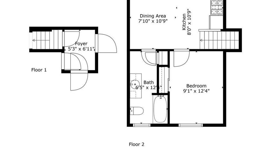 45 E St, Bristol, RI 02809 - 1 Beds, 1 Bath