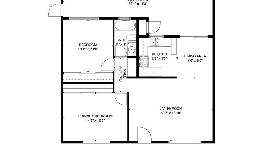 2204 E La Palma Ave D, Anaheim, CA 92806 - 2 Beds, 1 Bath