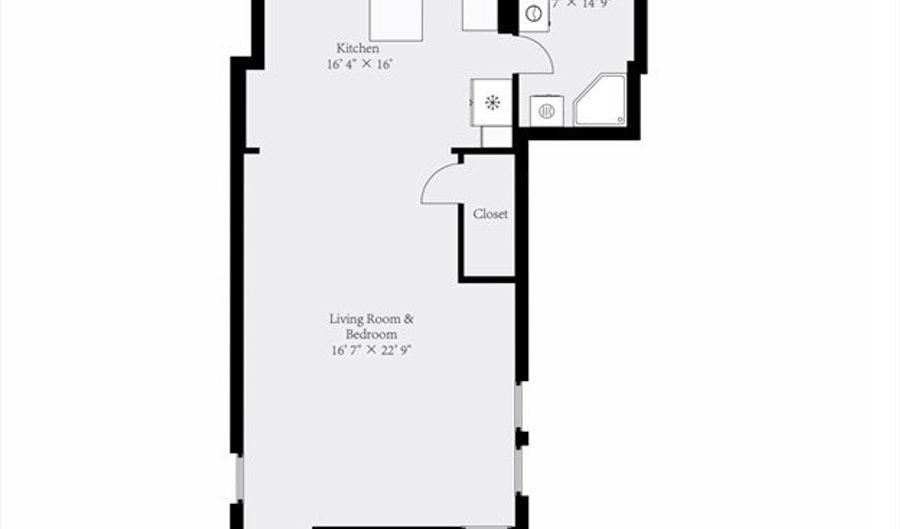 1411 Washington 24, Boston, MA 02118 - 1 Beds, 1 Bath