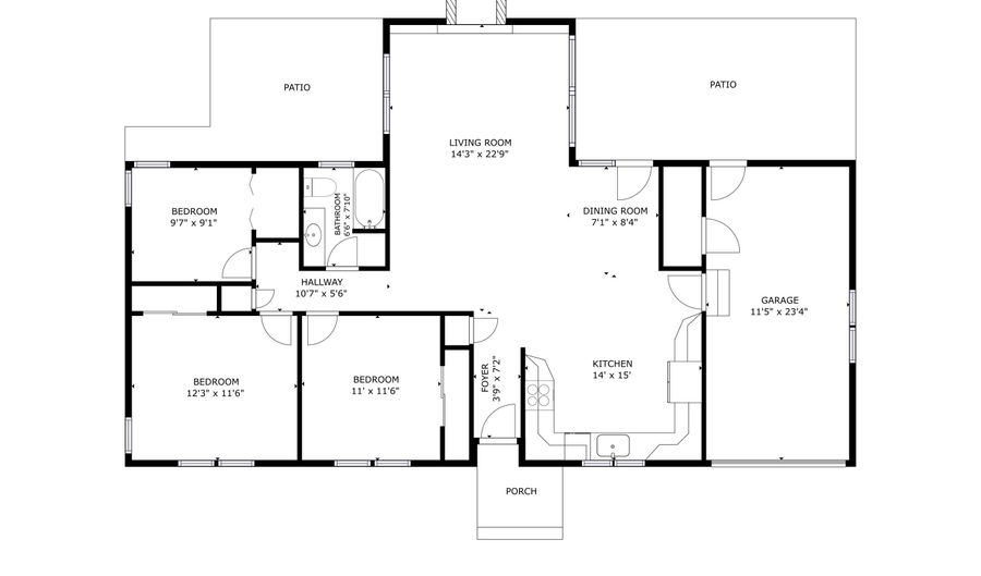3119 Monte Vista Dr, Casper, WY 82601 - 3 Beds, 1 Bath
