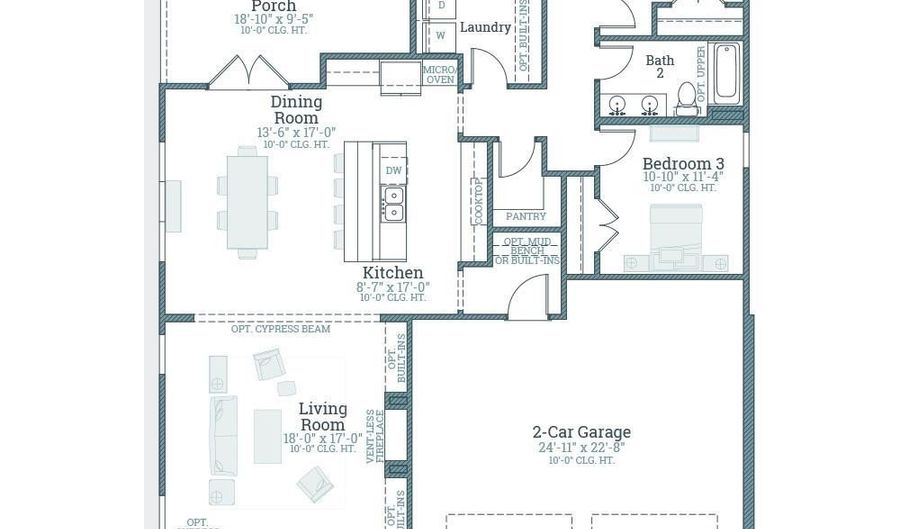 13820 Tideland Dr, Baton Rouge, LA 70810 - 4 Beds, 3 Bath