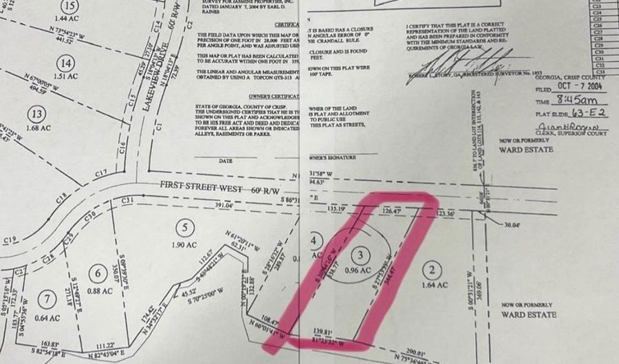 221 W 1st St, Arabi, GA 31712 - 0 Beds, 0 Bath
