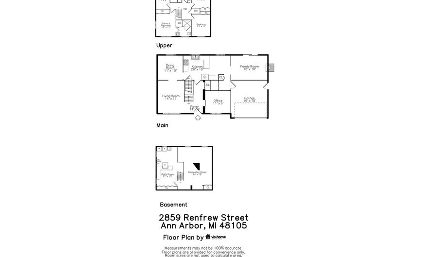 2859 Renfrew St, Ann Arbor, MI 48105 - 4 Beds, 3 Bath