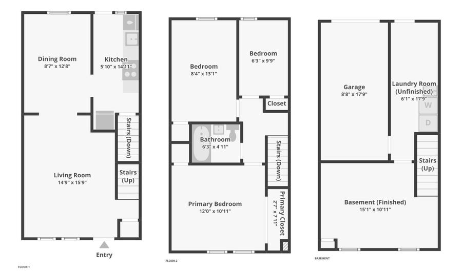 2008 C St NE, Washington, DC 20002 - 3 Beds, 1 Bath