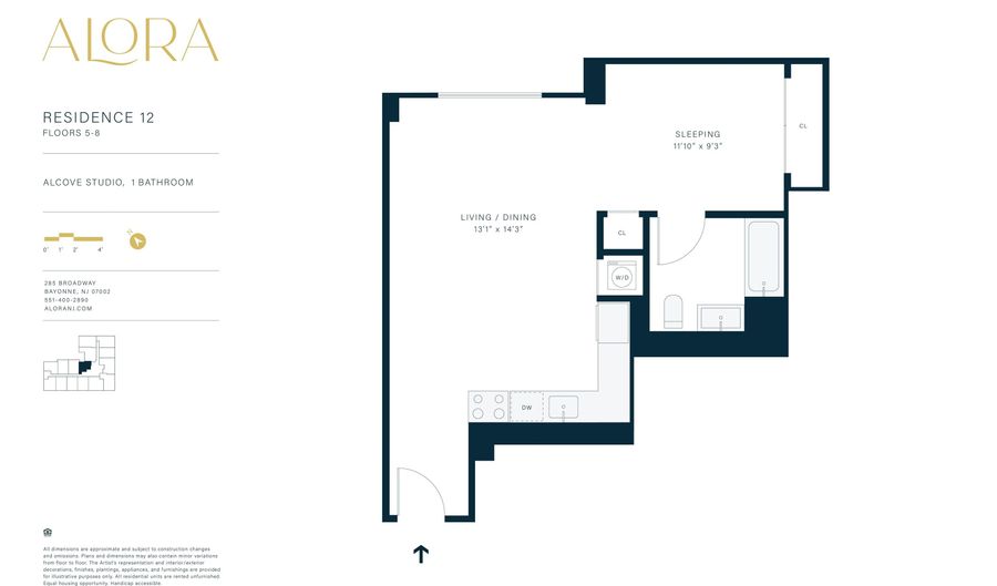 285 BROADWAY 612, Bayonne, NJ 07002 - 0 Beds, 1 Bath