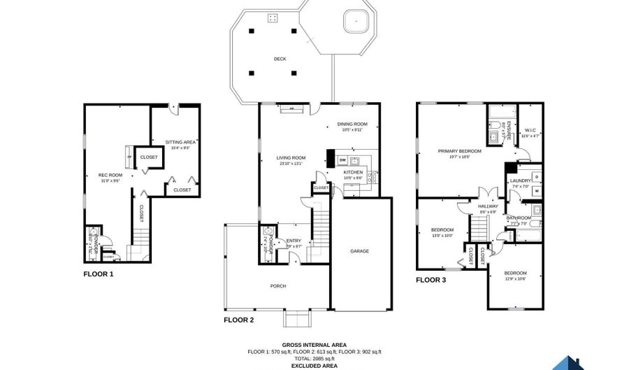 3608 EDMOND Way, Bowie, MD 20716 - 3 Beds, 4 Bath