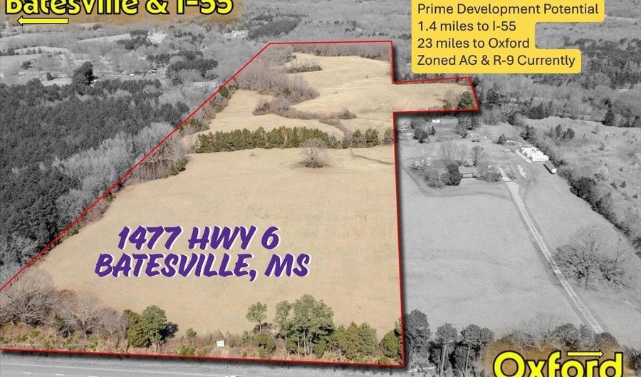 1477 Ms-6, Batesville, MS 38606 - 0 Beds, 0 Bath