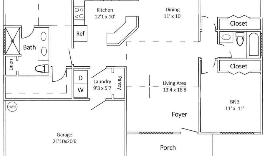 2339 King Farm Rd, Aynor, SC 29511 - 3 Beds, 2 Bath