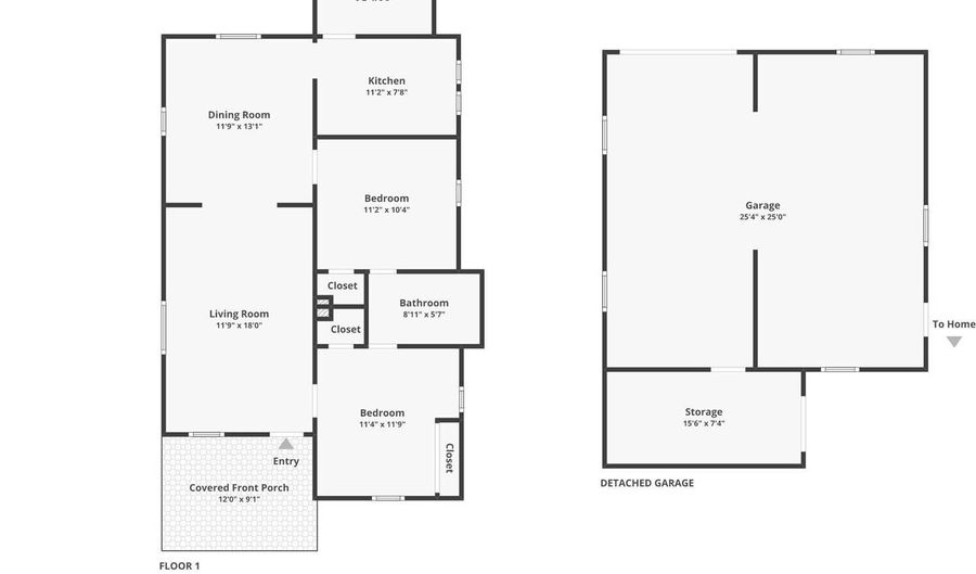 1707 W 8th St, Anderson, IN 46016 - 2 Beds, 1 Bath