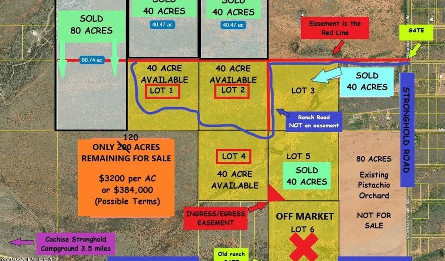 40 ACRE Near Ironwood Rd, Cochise, AZ 85606 - 0 Beds, 0 Bath